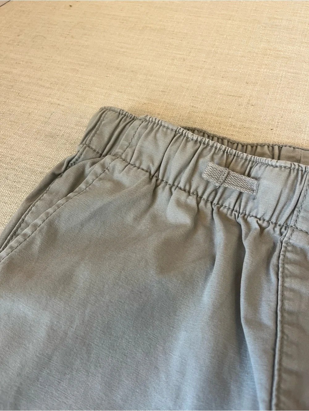 GAP Kids Gray Elastic-Waist Jogger Pants
